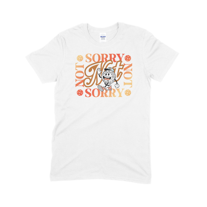 Sorry, Not Sorry (Red) - Pickleball Unisex Softstyle T-Shirt