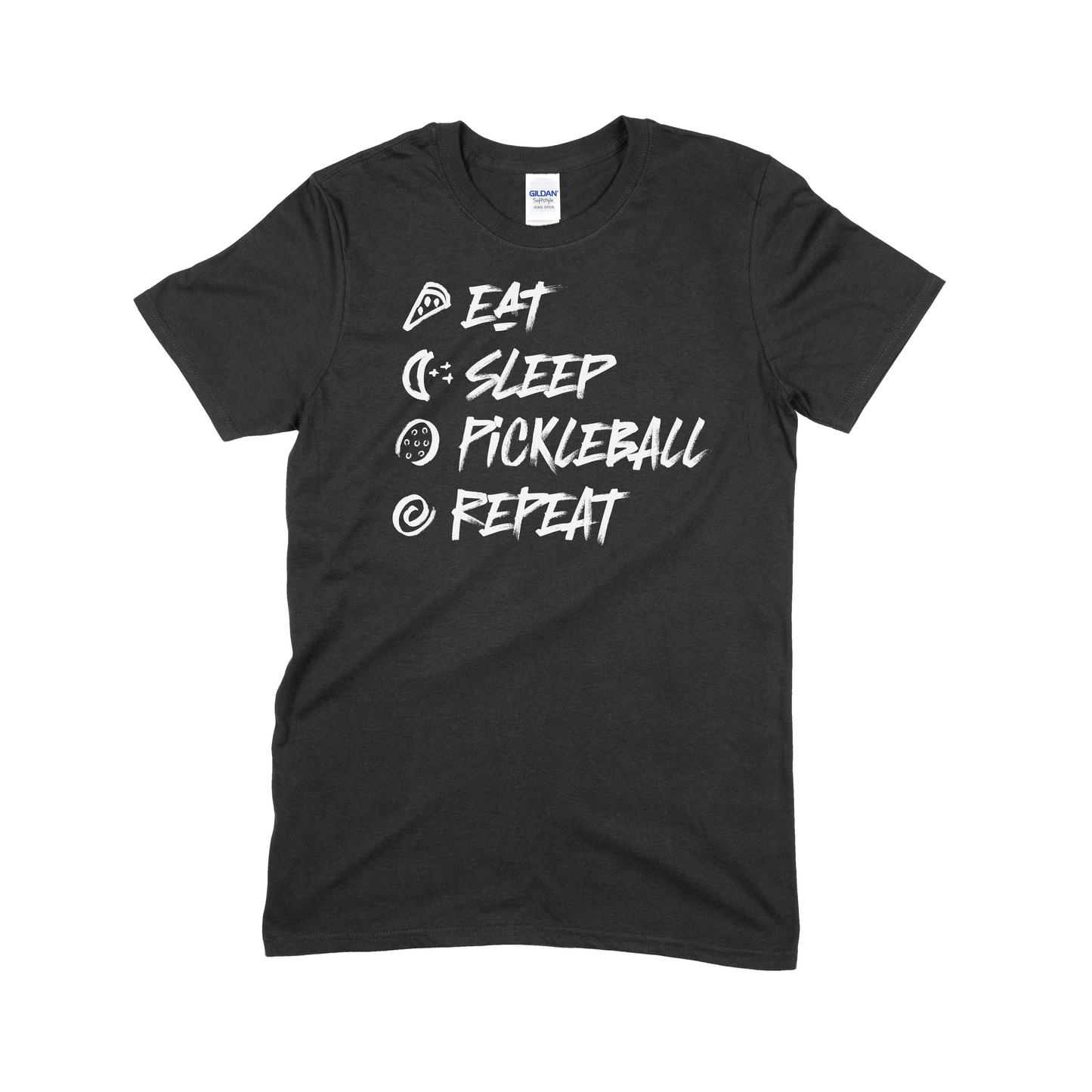 Eat, Sleep, Pickleball, Repeat - Pickleball Unisex Softstyle T-Shirt