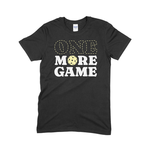 One More Game - Pickleball Unisex Softstyle T-Shirt