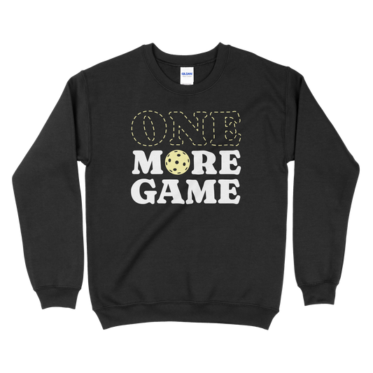 One More Game - Pickleball Unisex Heavy Blend™ Crewneck Sweatshirt