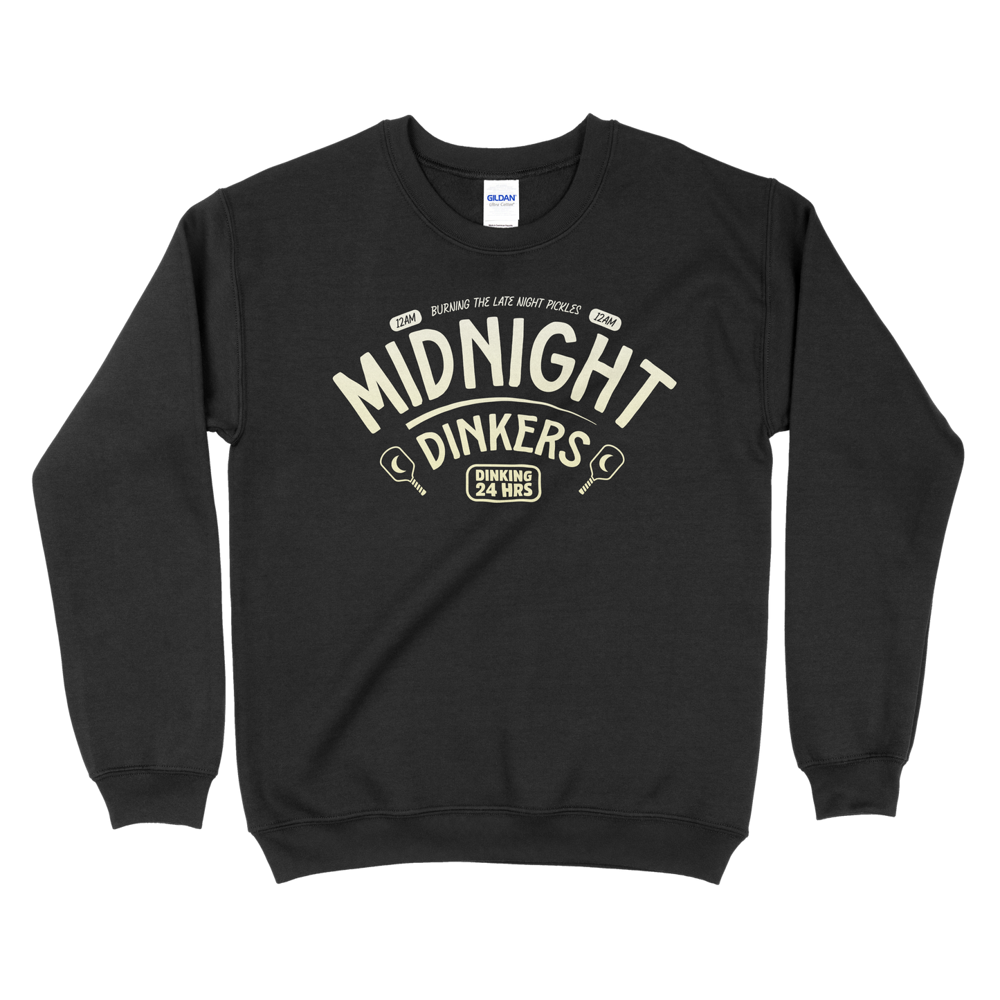 Midnight Dinkers - Pickleball Unisex Heavy Blend™ Crewneck Sweatshirt