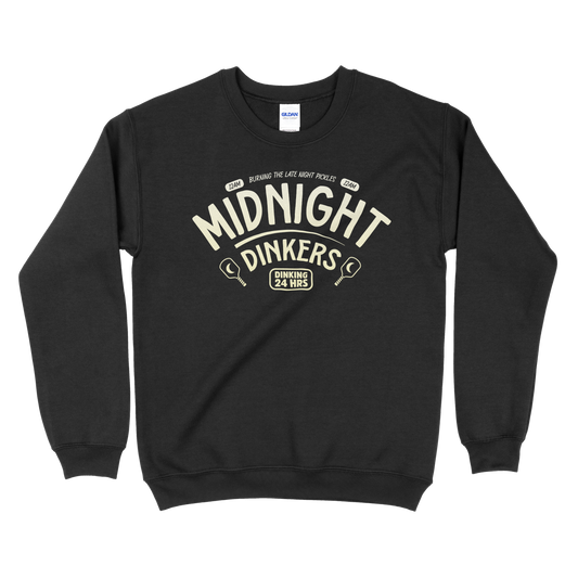 Midnight Dinkers - Pickleball Unisex Heavy Blend™ Crewneck Sweatshirt