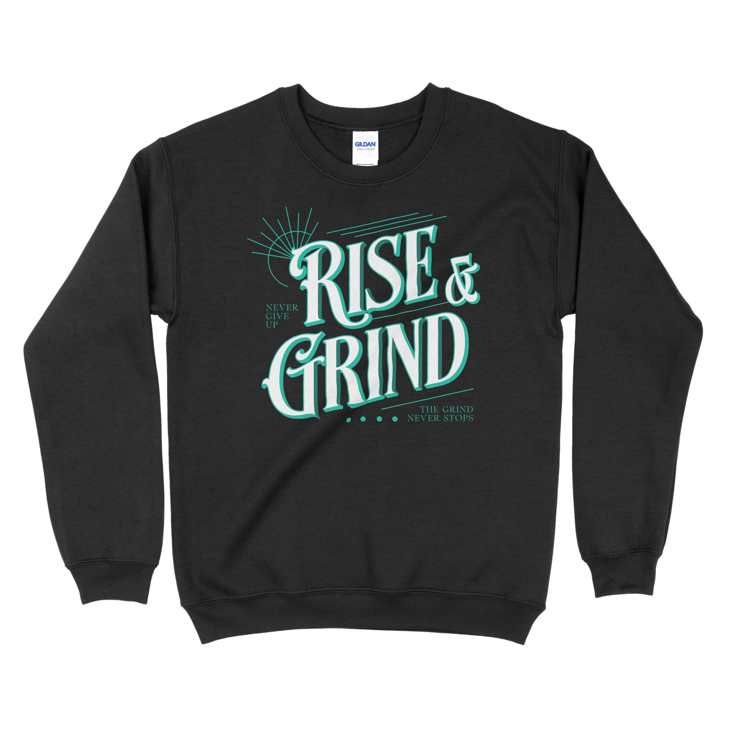 Rise and Grind - Pickleball Unisex Heavy Blend™ Crewneck Sweatshirt