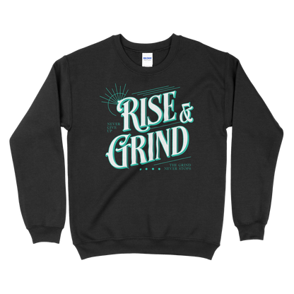 Rise and Grind - Pickleball Unisex Heavy Blend™ Crewneck Sweatshirt