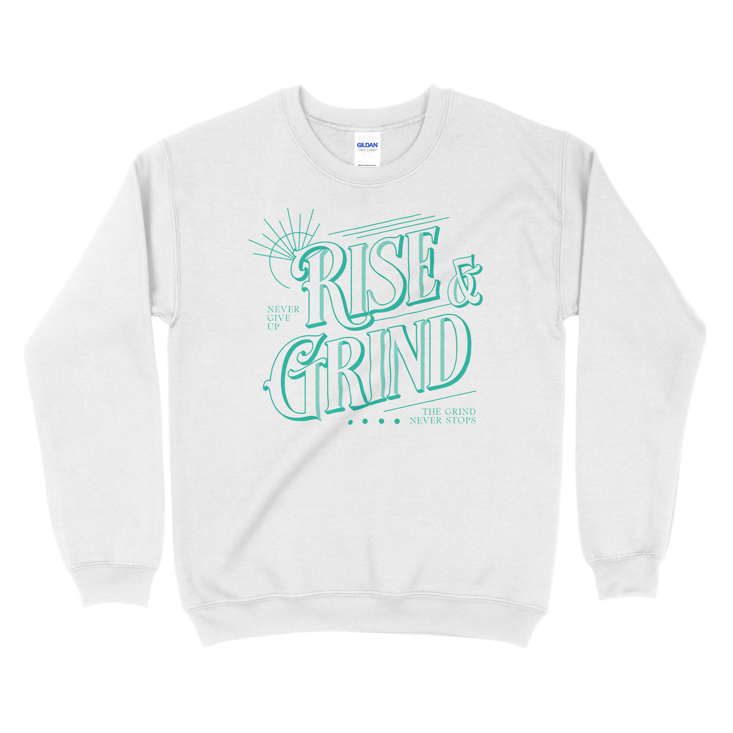 Rise and Grind - Pickleball Unisex Heavy Blend™ Crewneck Sweatshirt