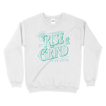 Rise and Grind - Pickleball Unisex Heavy Blend™ Crewneck Sweatshirt